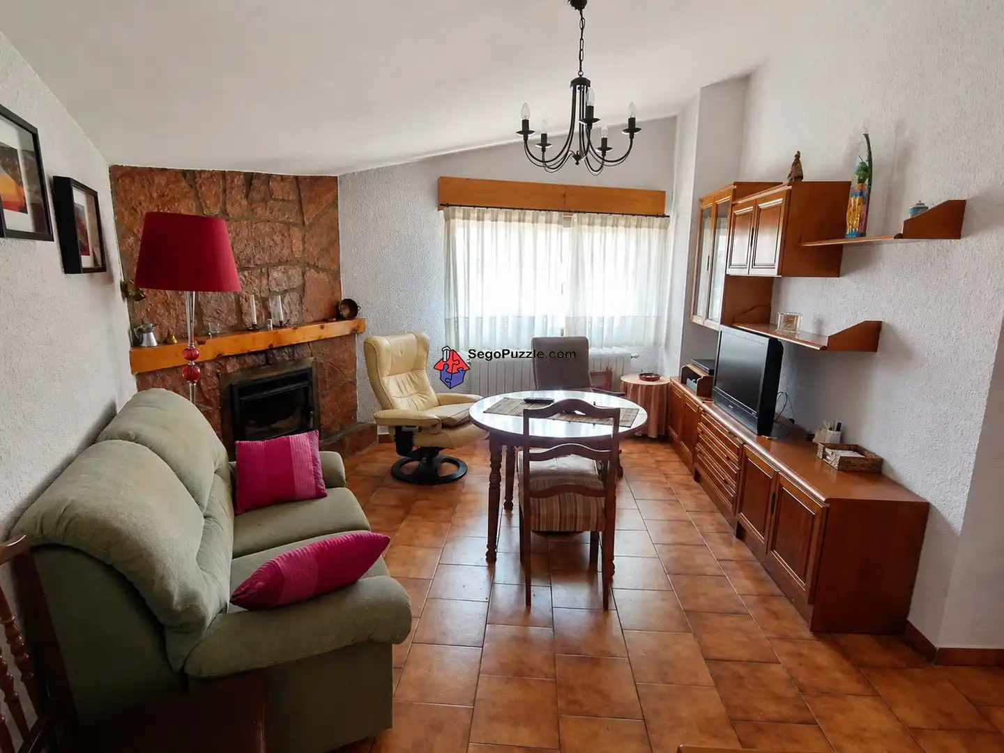 Wohnzimmer von Haus oder Chalet zum Verkauf in Roda de Eresma mit Klimaanlage, Heizung und Terrasse