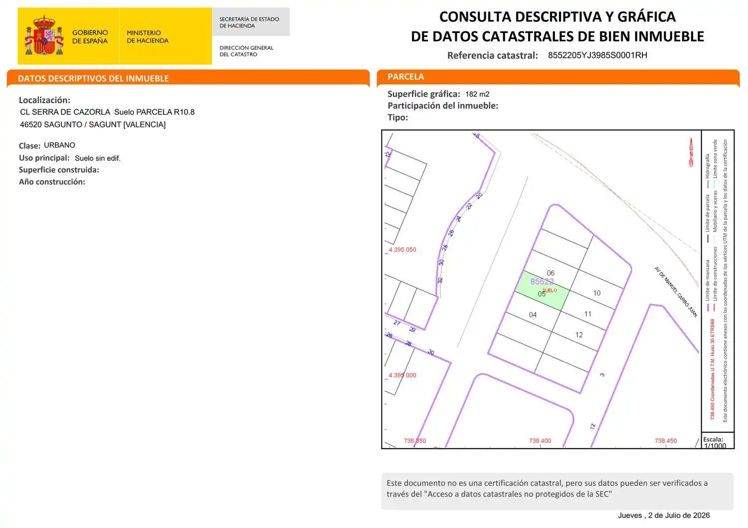 Terreno residenziale in vendita a Calle Serra de Cazorla 0, imagen 11