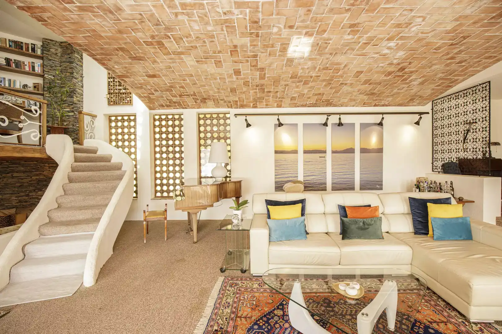 Sala d'estar de Casa o xalet en venda en Roses amb Aire condicionat, Calefacció i Jardí privat