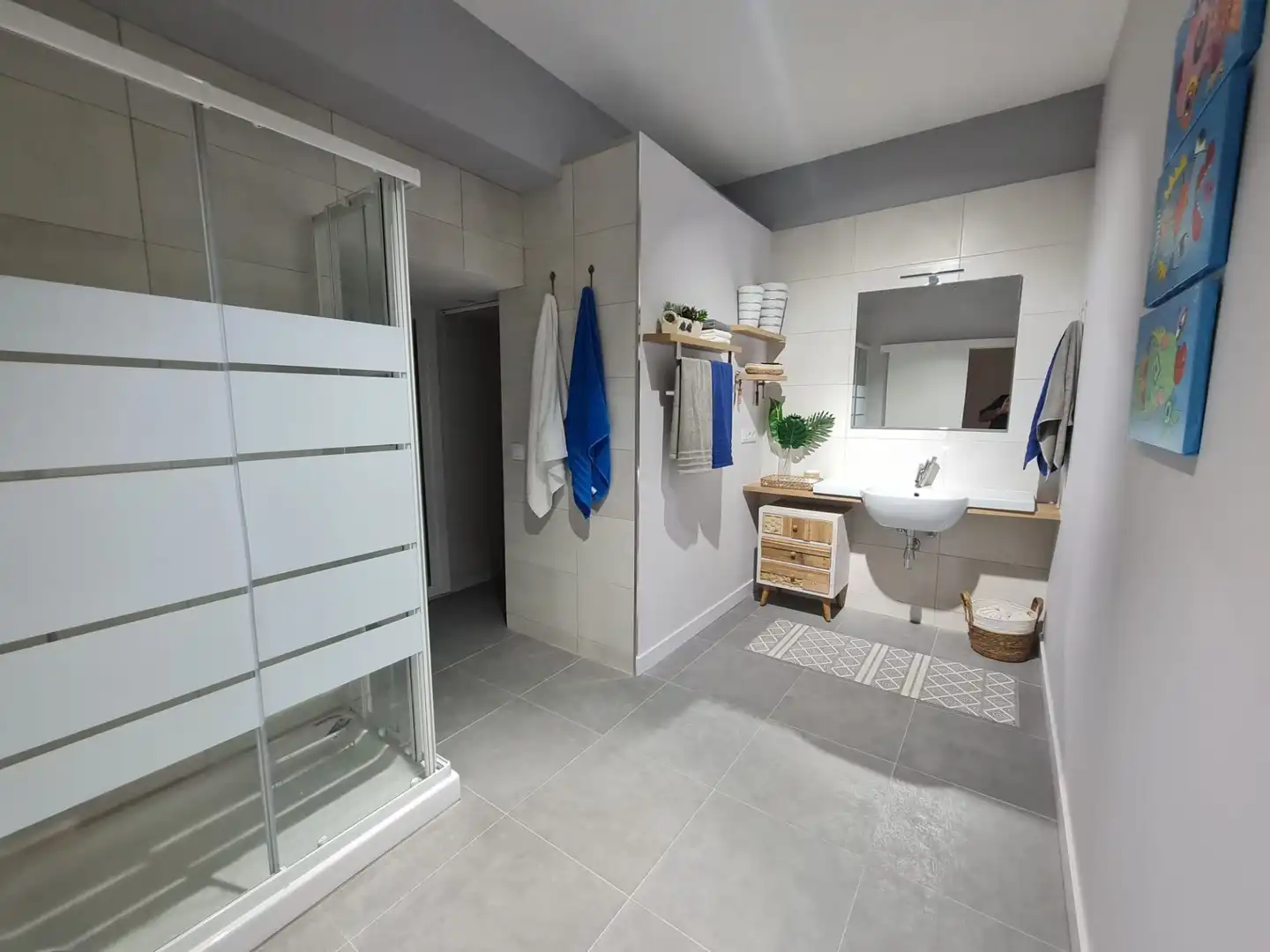 Bany de Apartament de lloguer en Las Palmas de Gran Canaria amb Moblat