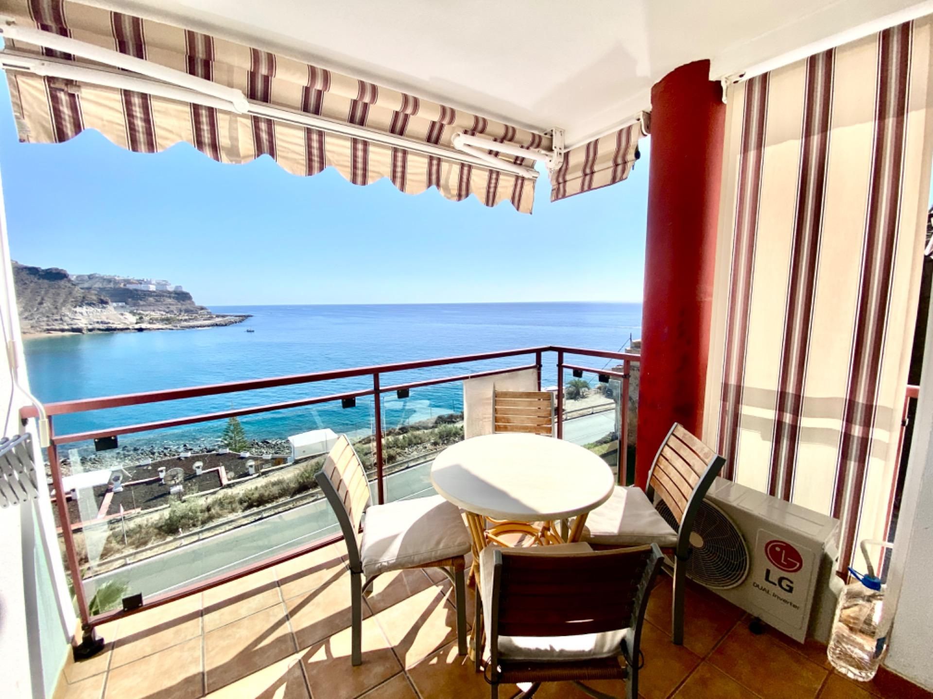 Terrace of Apartment for sale in Mogán  with Air Conditioner, Private garden and Terrace