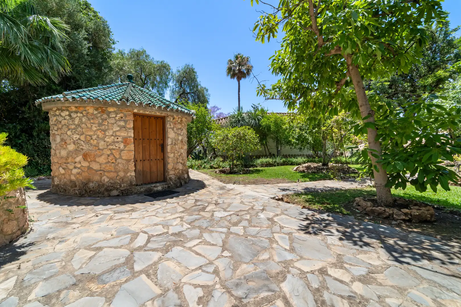Jardí de Casa o xalet en venda en Benalmádena amb Aire condicionat, Calefacció i Jardí privat
