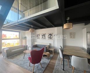 Sala d'estar de Àtic de lloguer en Alcobendas amb Aire condicionat, Calefacció i Terrassa