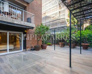Terrace of Planta baja to rent in  Barcelona Capital  with Air Conditioner, Heating and Private garden