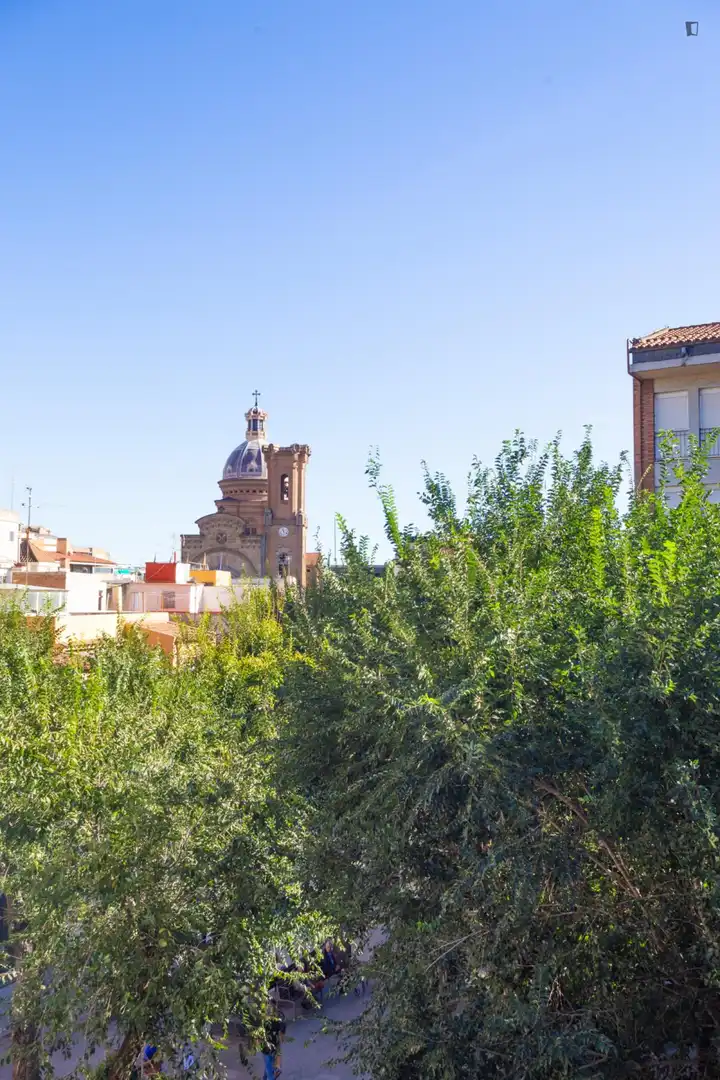 Vista exterior de Apartamento para compartir en  Palma de Mallorca con Amueblado, Horno y Lavadora