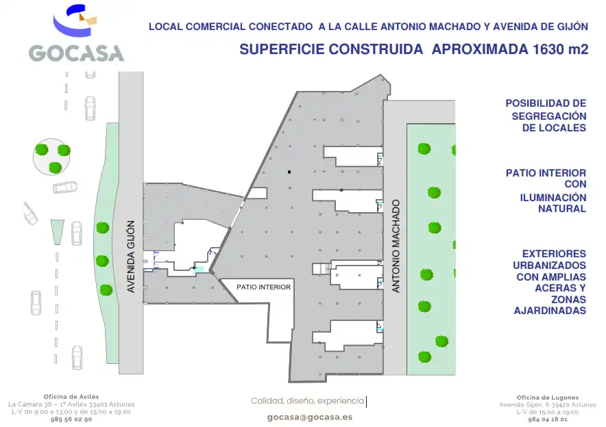 Commercial properties for sale in Avenida de Oviedo, 74, Lugones