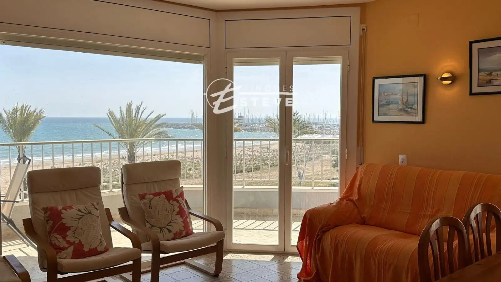 Sala de estar de Piso en venta en Calafell con Aire acondicionado, Terraza y Trastero