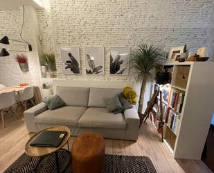 Living room of Flat to rent in  Barcelona Capital  with Air Conditioner and Terrace