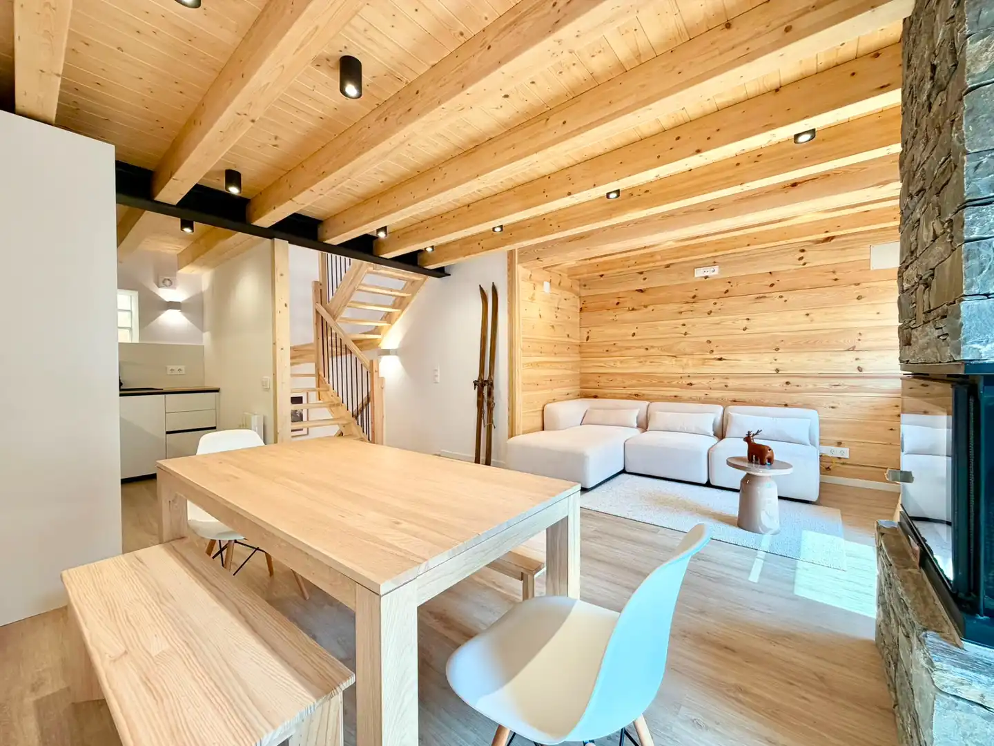 Living room of Duplexes for sale in Naut Aran  with Heating, Furnished and Balcony