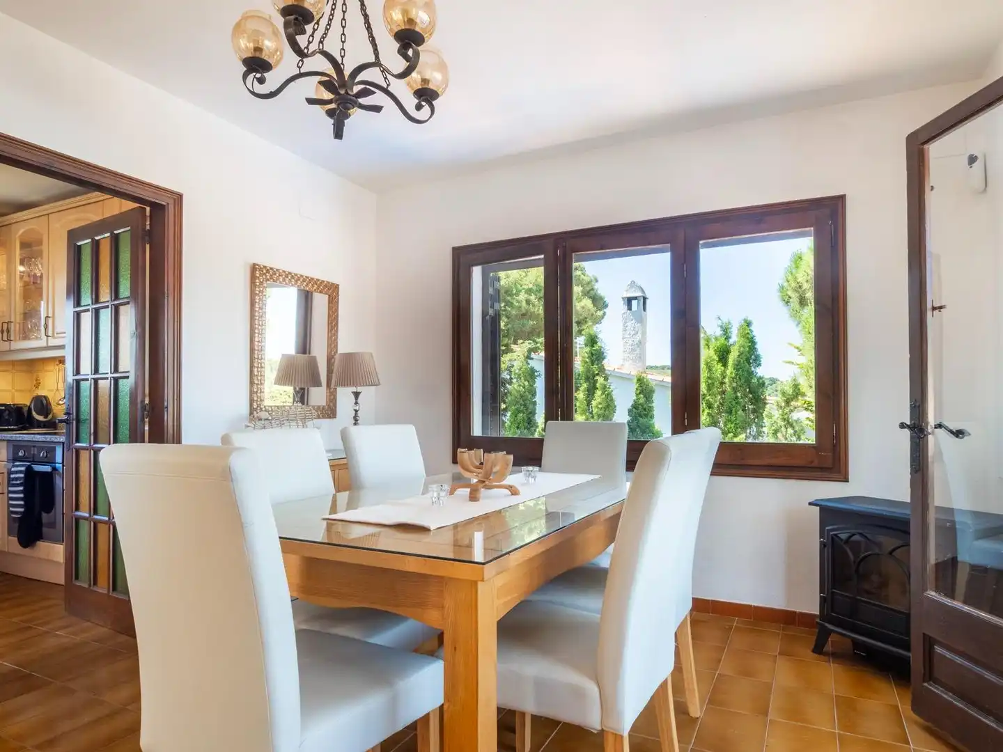 Comedor de Casa o chalet en venta en L'Escala con Jardín privado, Terraza y Piscina