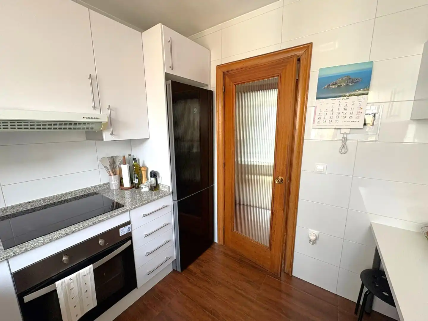 Kitchen of Flat for rent in Oviedo   with Heating and Furnished