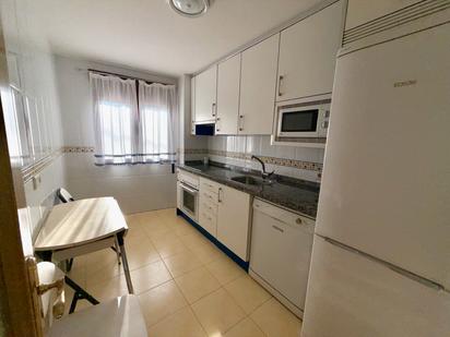 Kitchen of Flat for sale in Segovia Capital  with Heating, Terrace and Furnished