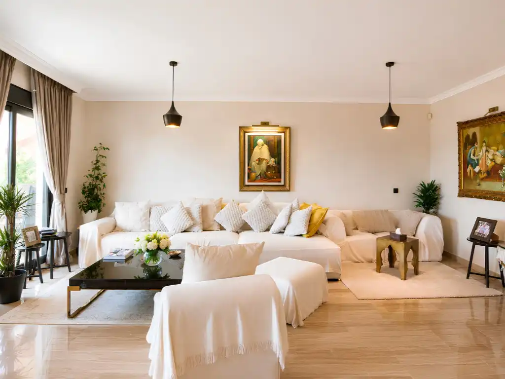 Living room of Flat for sale in Fuengirola  with Air Conditioner, Private garden and Terrace