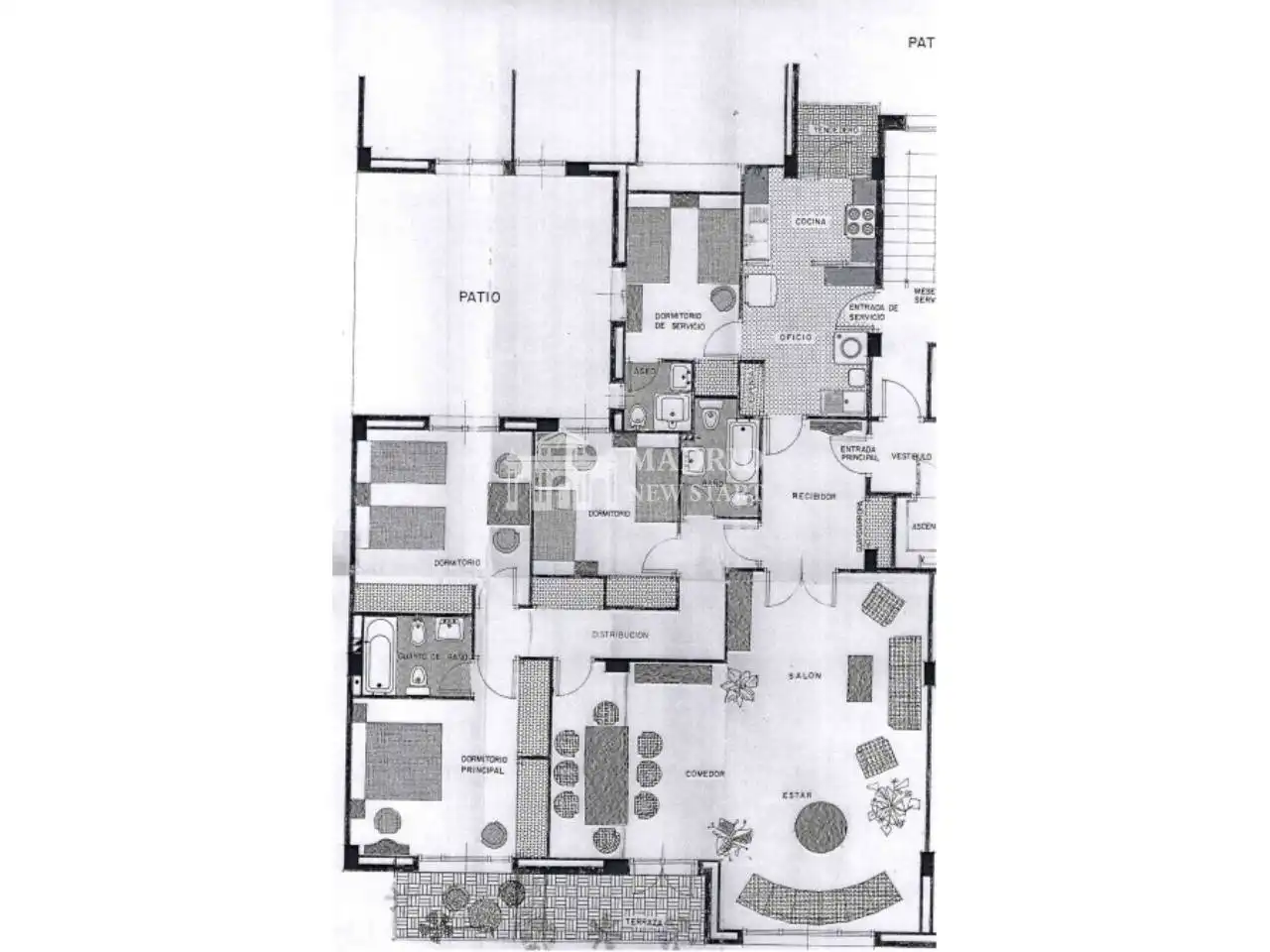 Wohnung zum Verkauf in Madrid mit Klimaanlage, Heizung und Terrasse