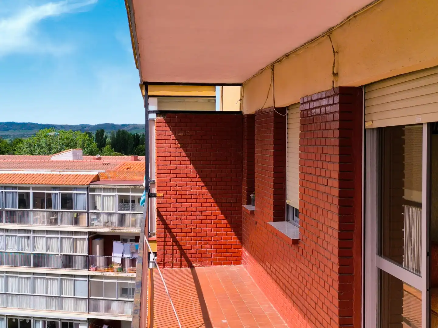 Balcony of Flat for sale in Palencia  with Heating, Parquet flooring and Terrace