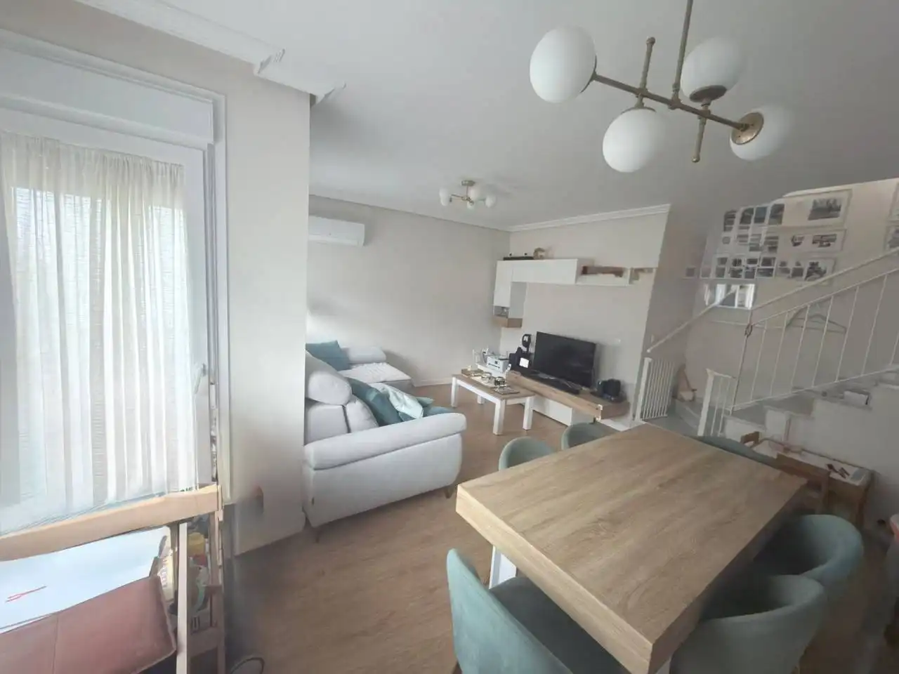 Sala d'estar de Àtic en venda en Badajoz amb Aire condicionat, Terrassa i Moblat