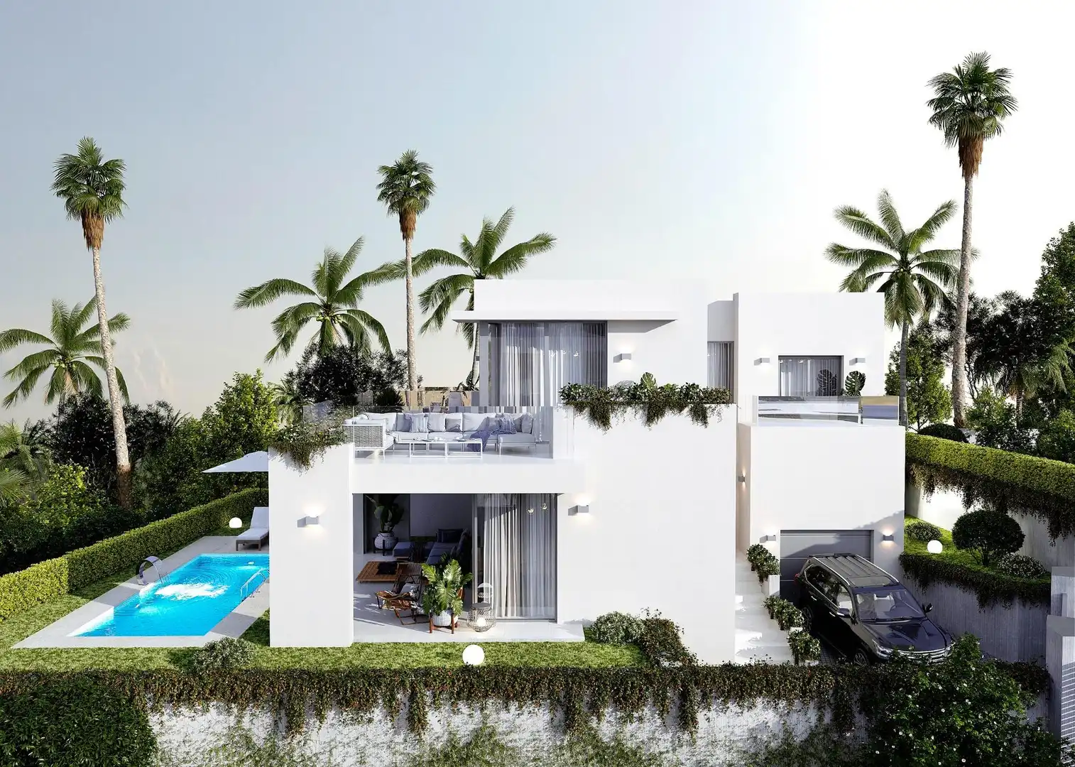 Chalet con piscina en venta en Mijas pueblo