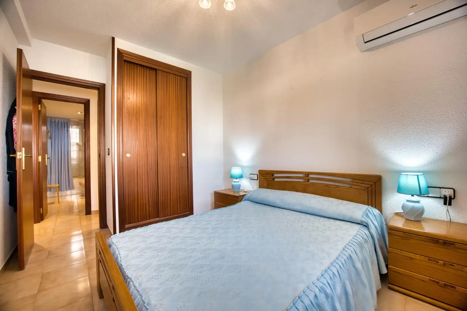 Bedroom of Flat for sale in Alicante / Alacant  with Air Conditioner, Private garden and Balcony