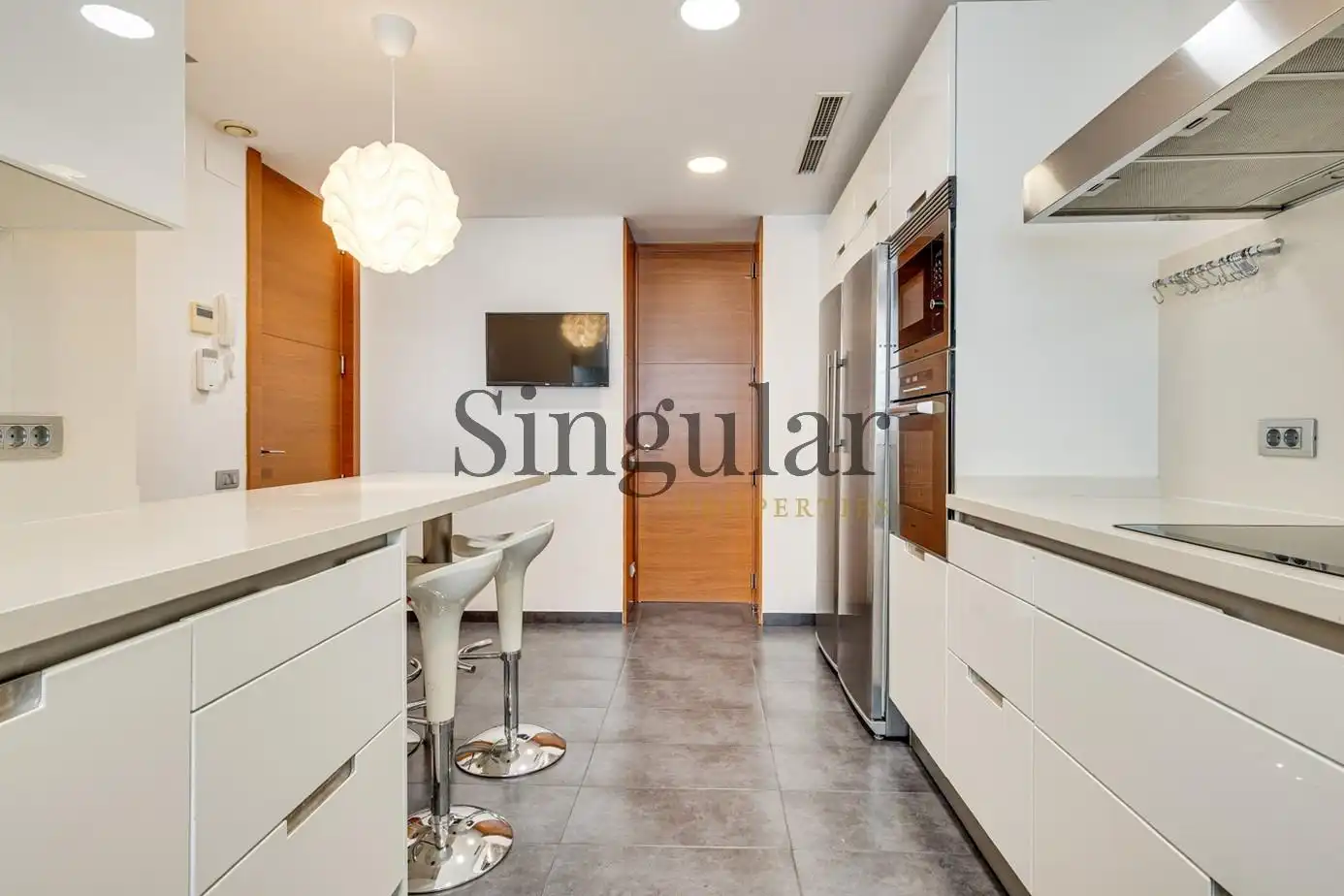 Cocina de Ático en venta en Barcelona con Calefacción, Parquet y Terraza