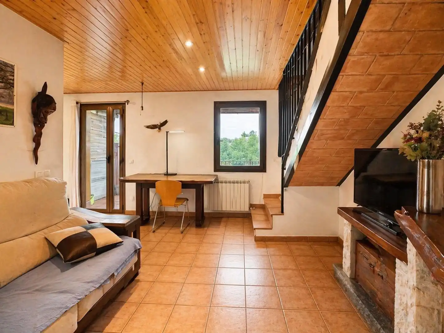 Sala de estar de Piso en venta en Berga con Calefacción, Trastero y Balcón
