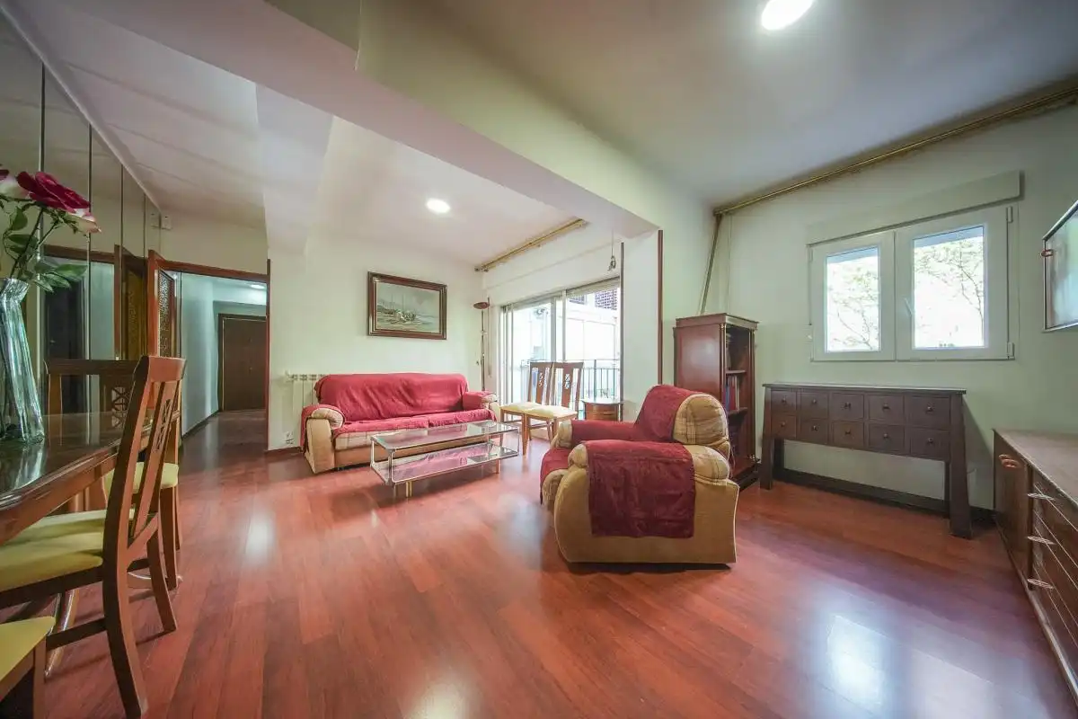 Living room of Flat for sale in Madrid  with Heating, Private garden and Terrace