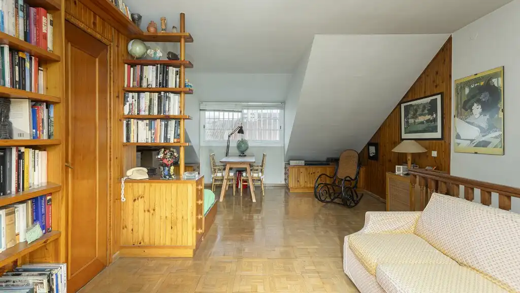 Sala de estar de Ático en venta en Barcelona con Aire acondicionado, Calefacción y Parquet