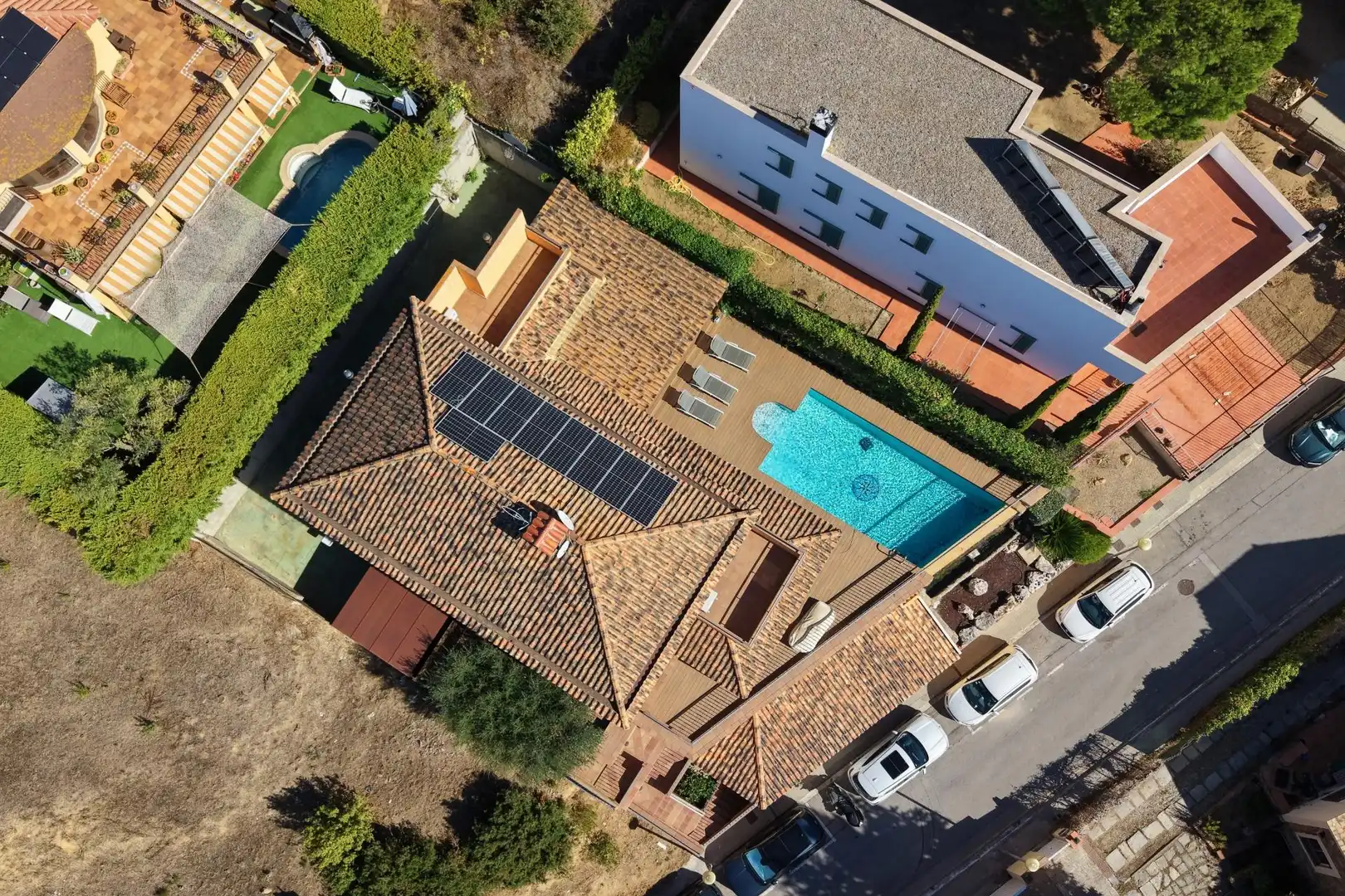 Piscina de Casa o chalet en venta en Centre