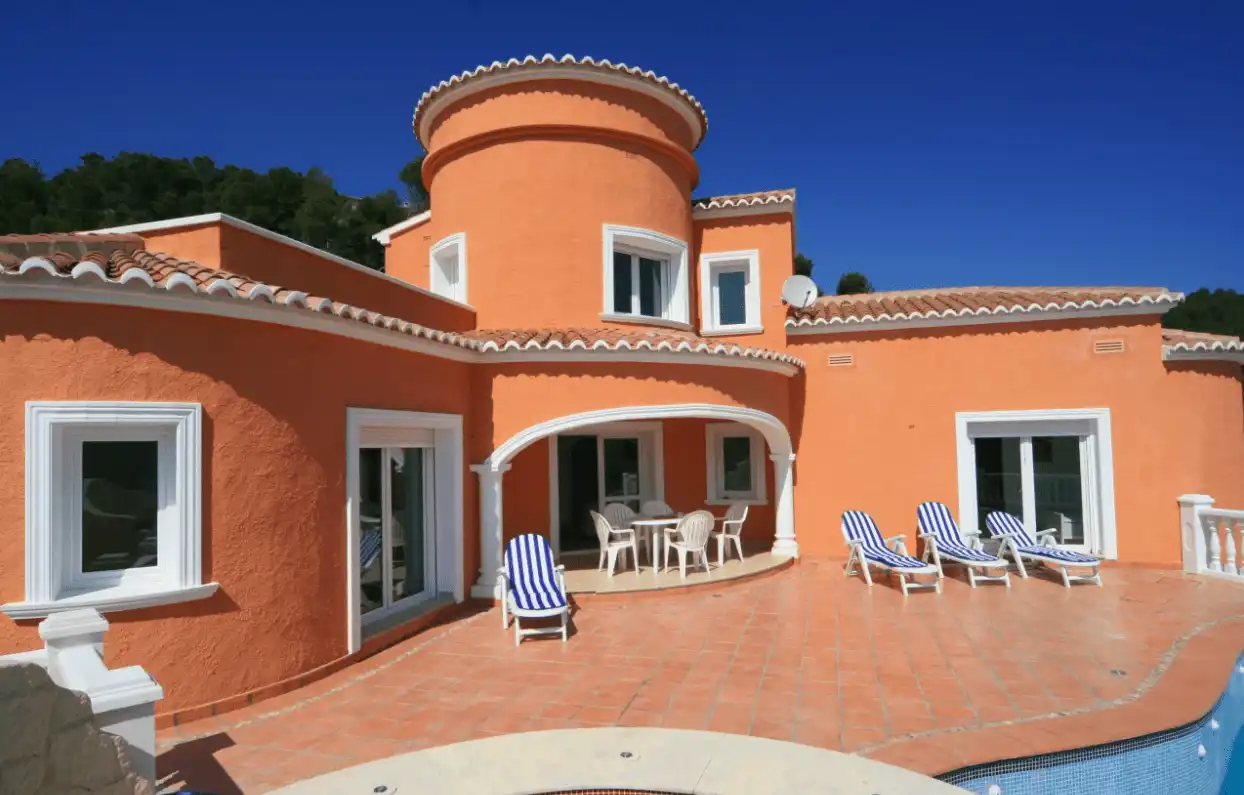 Exterior view of Houses for sale in Jávea / Xàbia  with Air Conditioner, Heating and Private garden