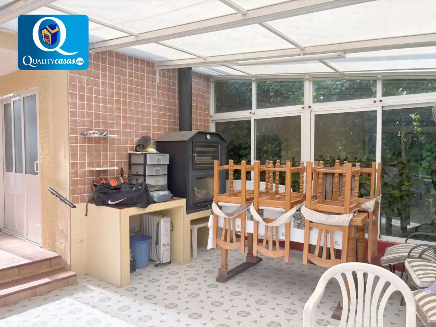 Garden of Houses for sale in Mutxamel  with Air Conditioner, Heating and Terrace