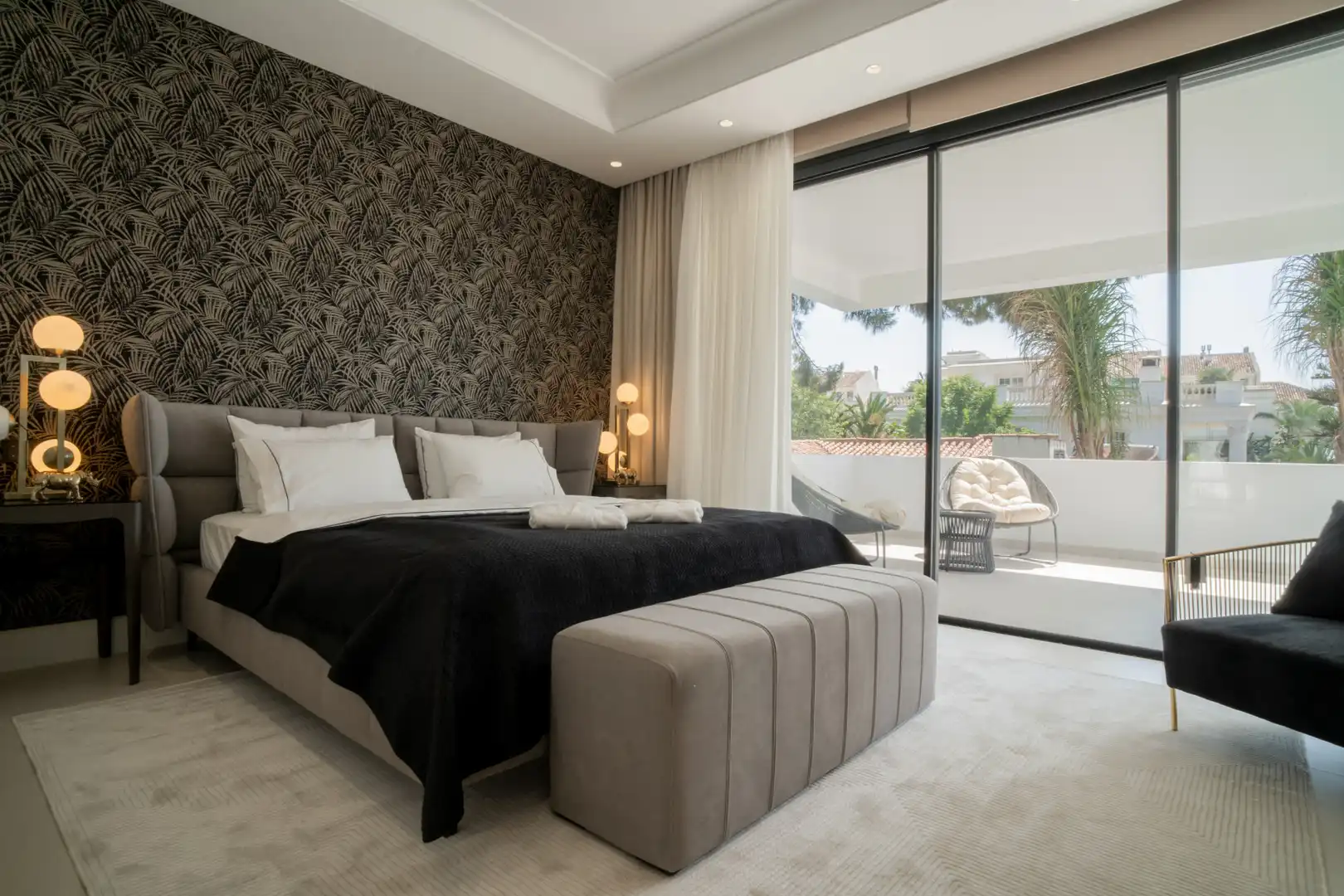 Habitación de Casa o chalet en venta en Marbella con Jardín privado, Terraza y Piscina