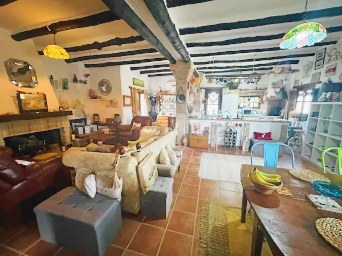 Sala de estar de Finca rústica en venta en Antequera con Terraza