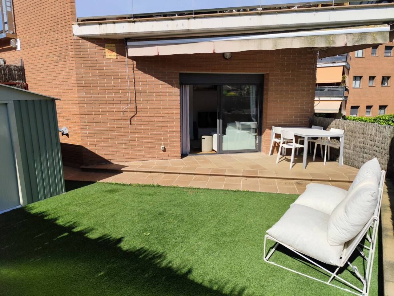 Terrace of Flat for sale in La Roca del Vallès  with Air Conditioner, Heating and Private garden