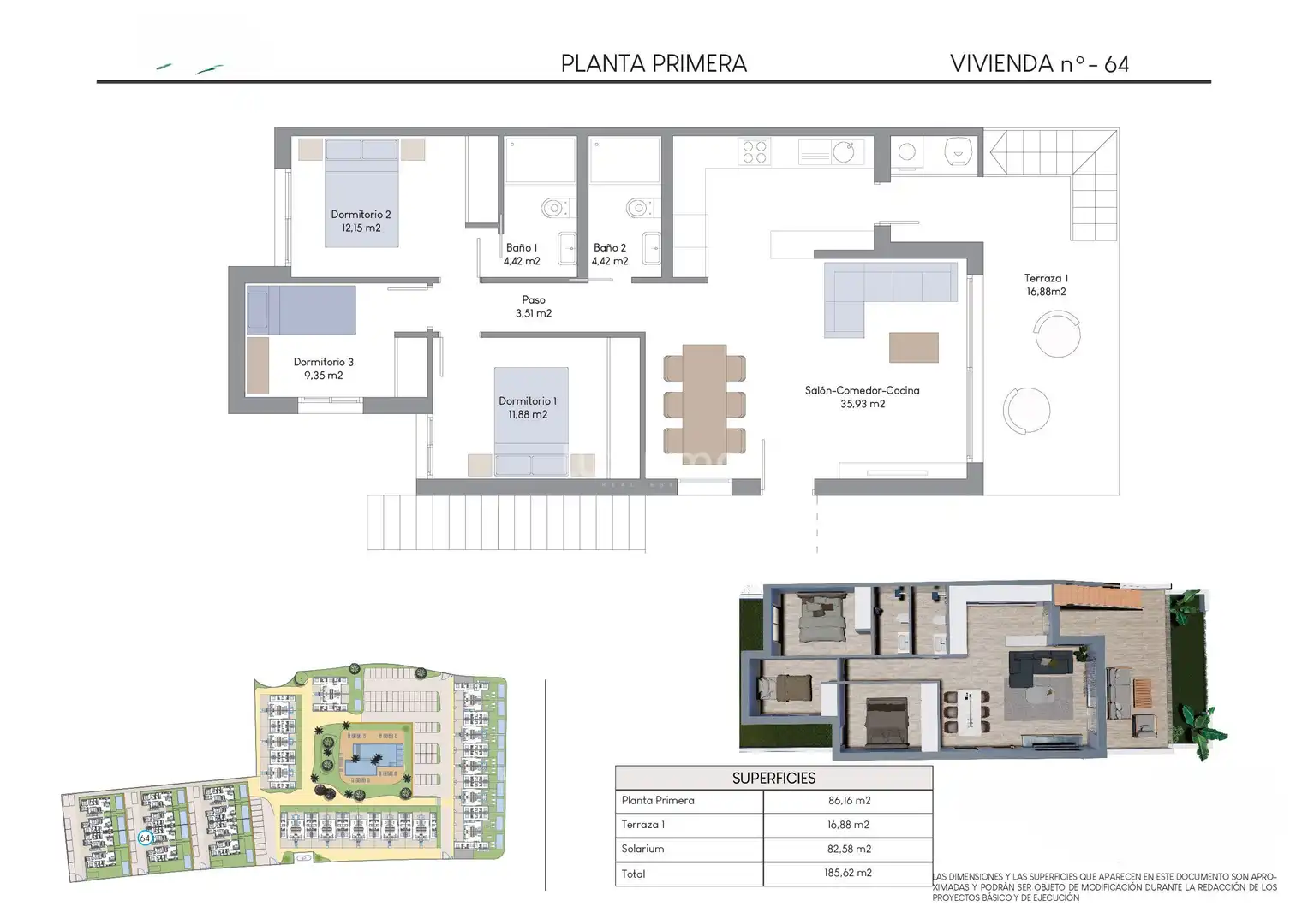 Rez-de-chaussée avec piscine à vendre à Balcón de Finestrat - Terra Marina, imagen 14