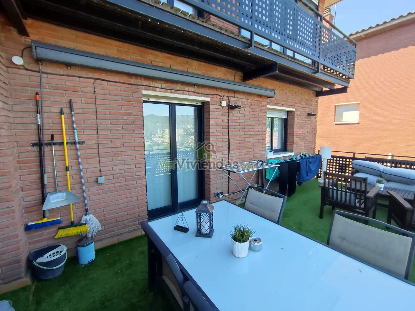 Terrassa de Casa o xalet en venda en Cervelló amb Aire condicionat, Calefacció i Jardí privat