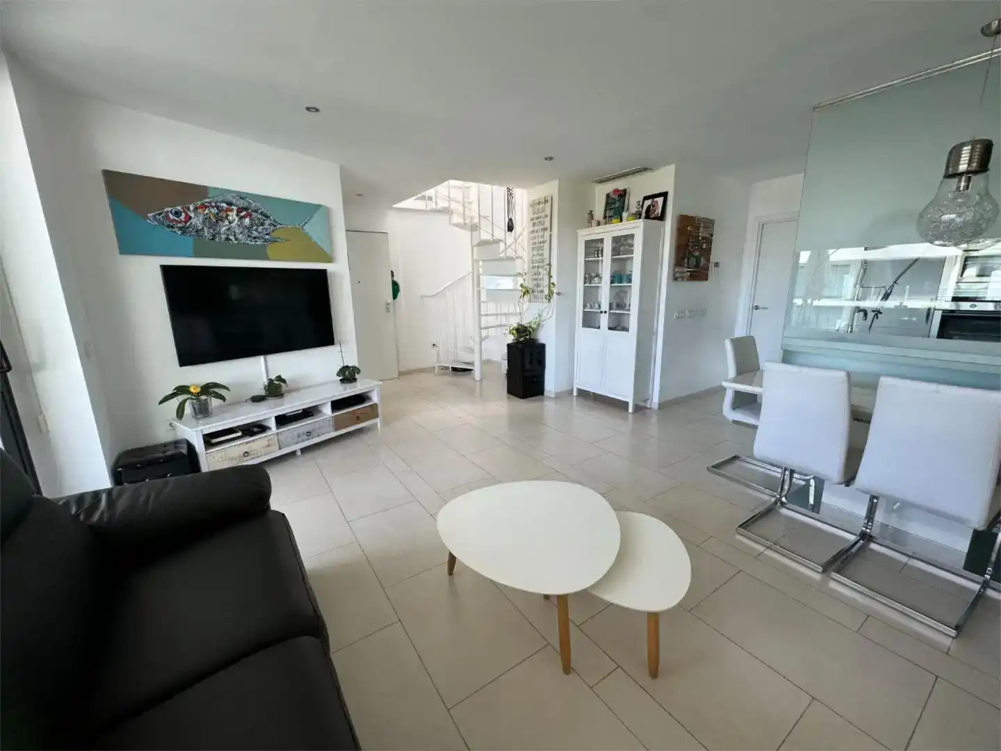 Sala d'estar de Dúplex en venda en Arona amb Aire condicionat, Piscina i Balcó