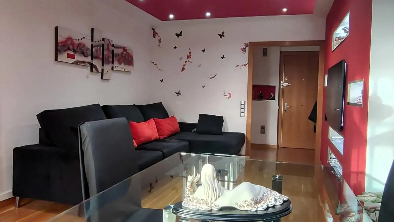 Sala d'estar de Pis en venda en Esplugues de Llobregat amb Calefacció i Balcó