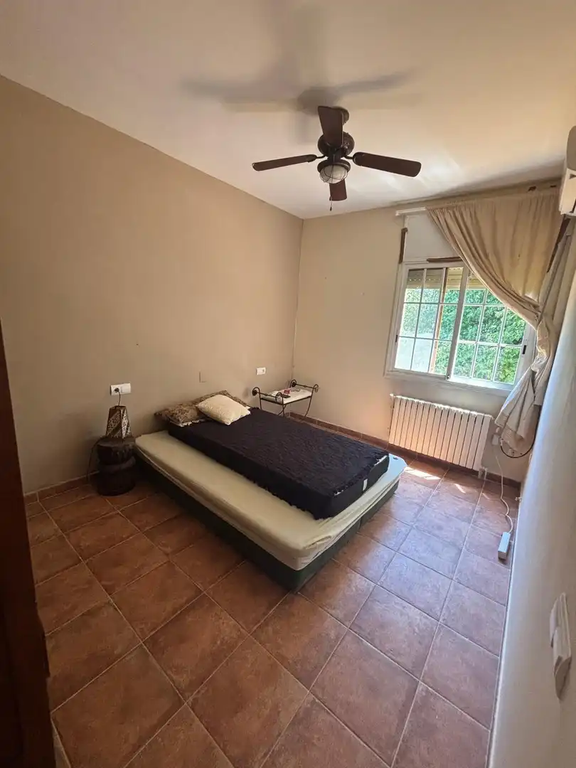 Schlafzimmer von Haus oder Chalet zur Miete in Sentmenat mit Klimaanlage, Privatgarten und Terrasse