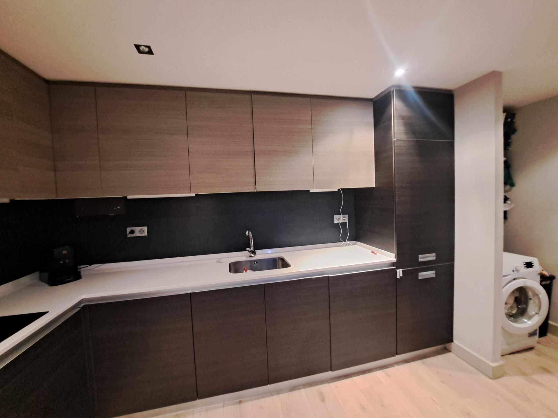 Kitchen of Flat for sale in El Palau d'Anglesola  with Air Conditioner, Heating and Storage room