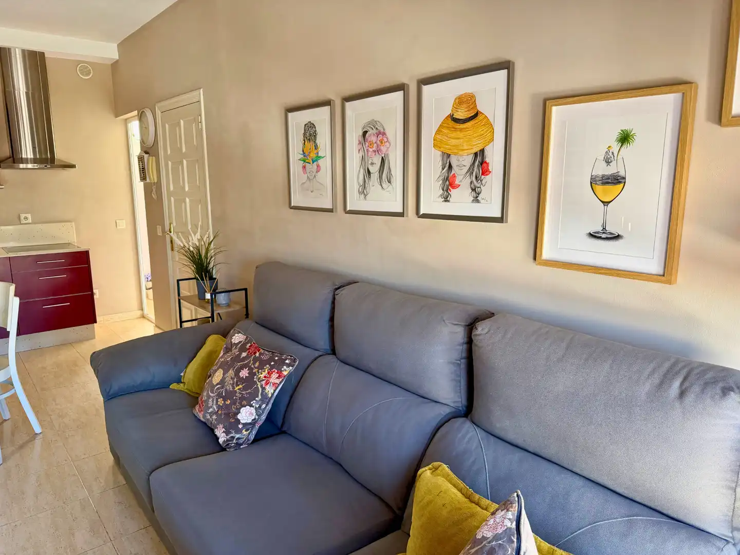 Sala de estar de Piso en venta en Arrecife con Amueblado