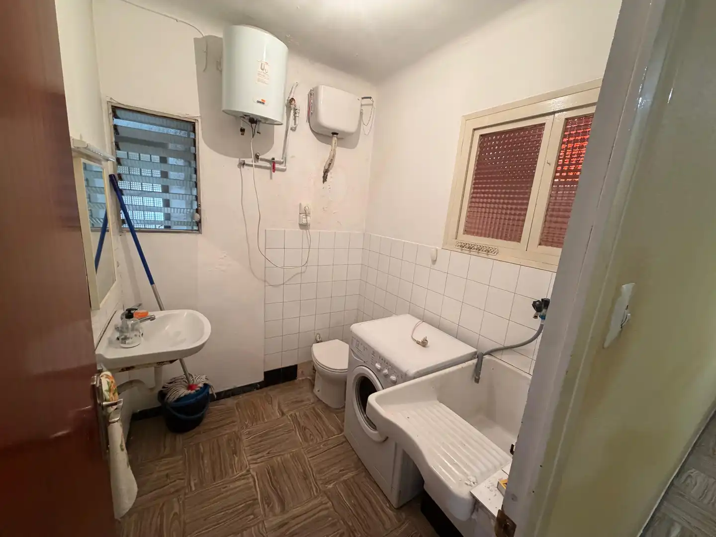 Badezimmer von Wohnung zum Verkauf in Cervera mit Heizung, Abstellraum und Möbliert