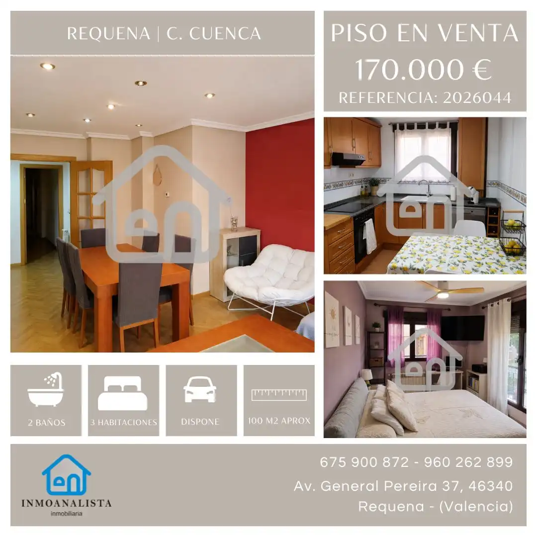 Piso en venta en Calle Cuenca, Requena