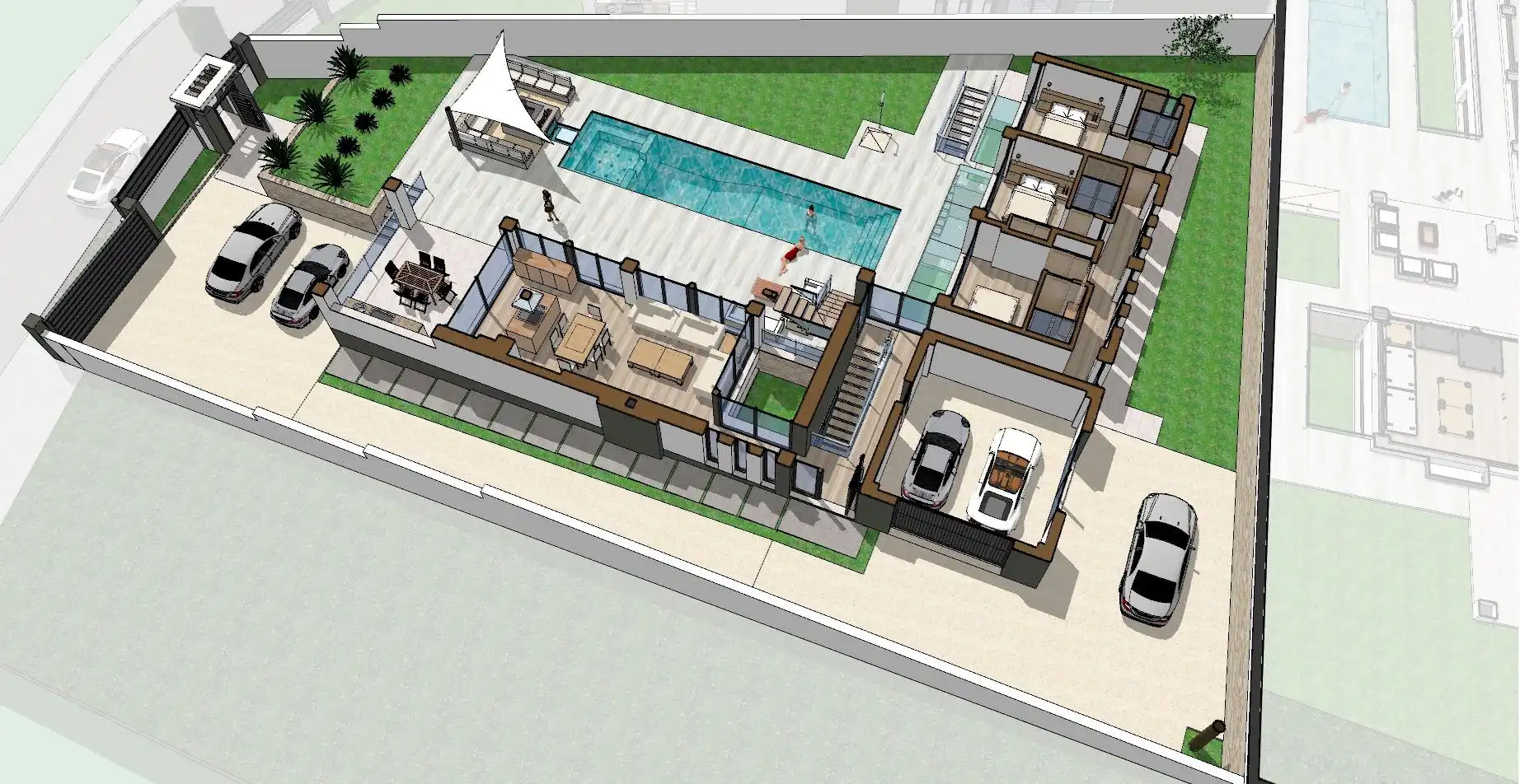 Detached house with pool for sale in El Faro de Calaburra - Chaparral, imagen 41