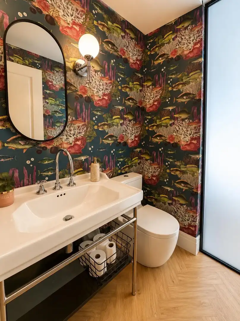 Baño de Casa adosada de alquiler en Valencia con Aire acondicionado, Calefacción y Terraza