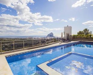 Piscina de Casa o xalet de lloguer en Calpe / Calp amb Aire condicionat, Terrassa i Piscina