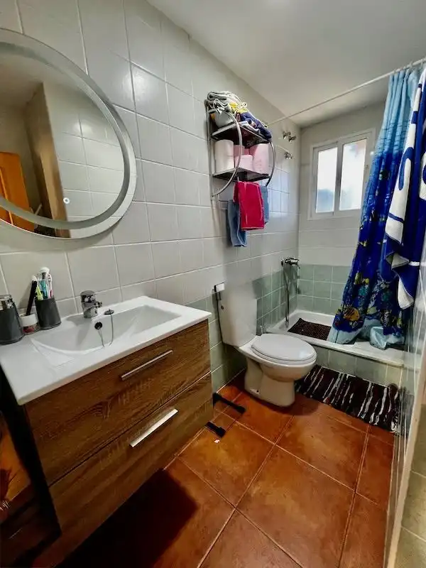 Baño de Casa adosada en venta en Els Poblets con Aire acondicionado, Calefacción y Terraza
