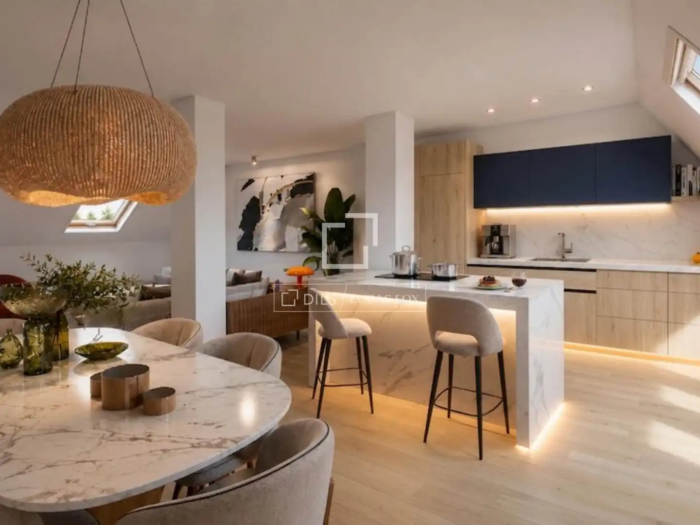Kitchen of Attic for sale in Madrid  with Air Conditioner, Heating and Terrace