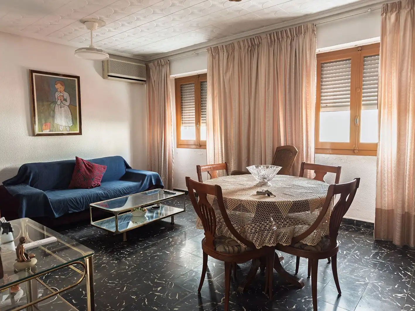 Sala de estar de Piso en venta en  Valencia Capital con Aire acondicionado