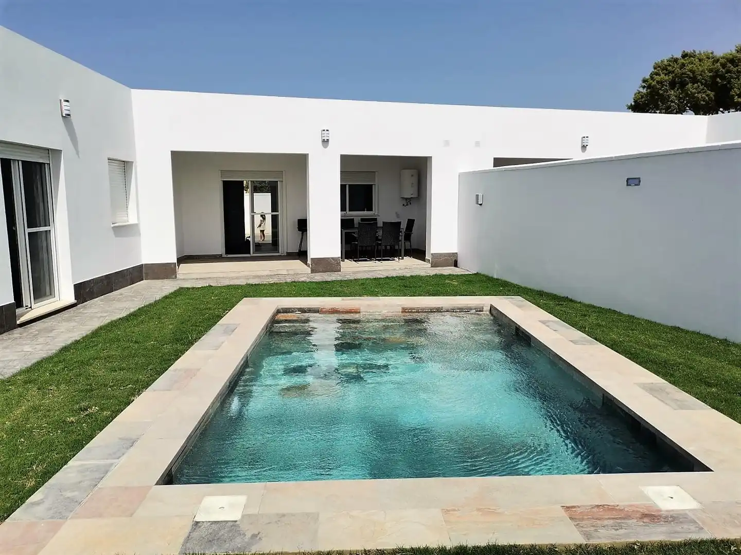Casa a schiera con piscina in affitto a Núcleo urbano