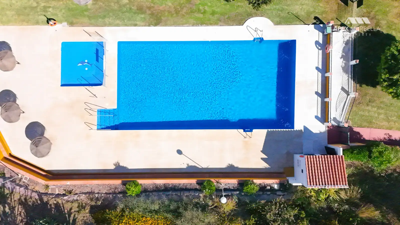 Schwimmbecken von Wohnungen zum Verkauf in Mijas mit Terrasse, Abstellraum und Gemeinschaftspool