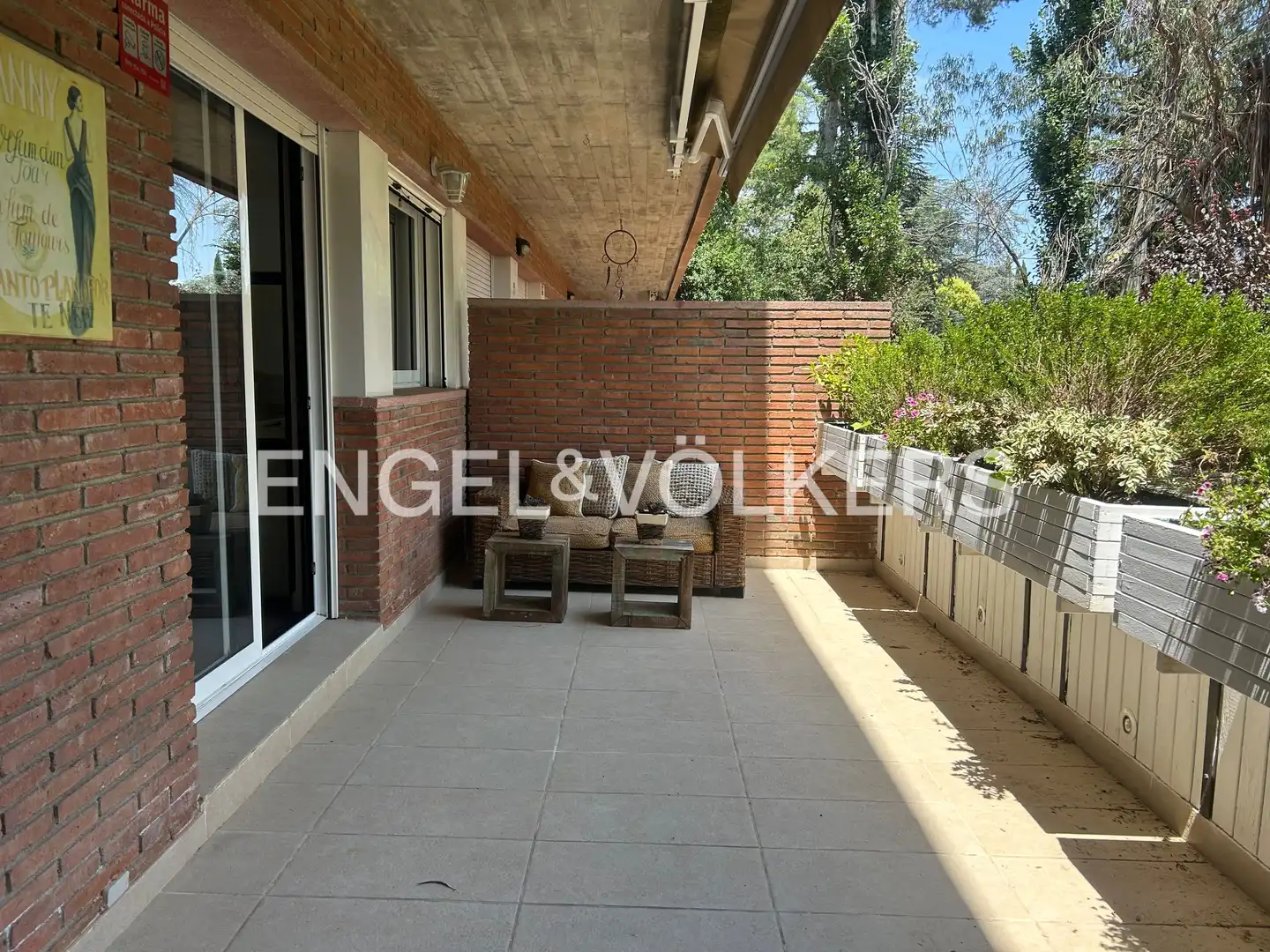 Terraza de Apartamento de alquiler en Sant Cugat del Vallès con Aire acondicionado, Calefacción y Parquet
